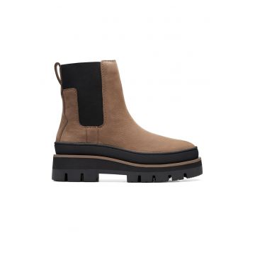 Ghete Chelsea din piele nabuc Orianna 2