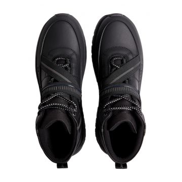 Ghete de piele cu velcro