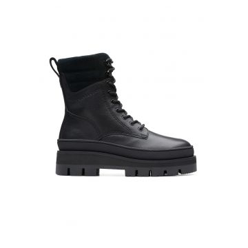 Ghete din piele cu toc masiv Orianna 2