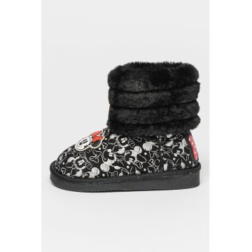 Ghete fara inchidere cu model Minnie Mouse