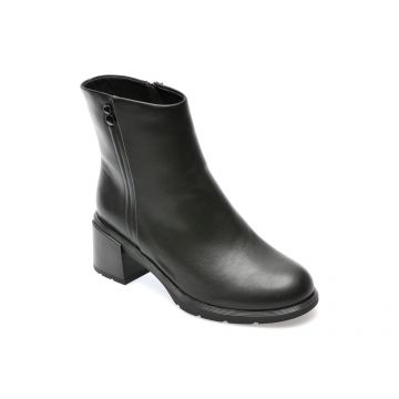 Ghete FLAVIA PASSINI negre, W40F121, din piele naturala