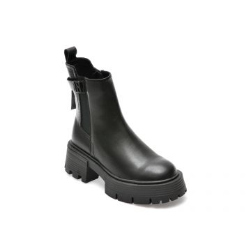 Ghete FLAVIA PASSINI negre, W96A240, din piele naturala
