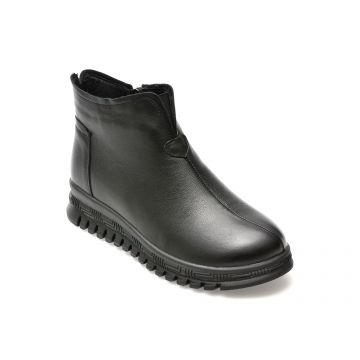 Ghete GRYXX negre, 22159, din piele naturala