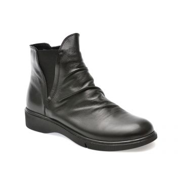 Ghete GRYXX negre, 3540, din piele naturala