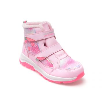 Ghete SKECHERS roz, STORM BLAZER3439L, din piele ecologica