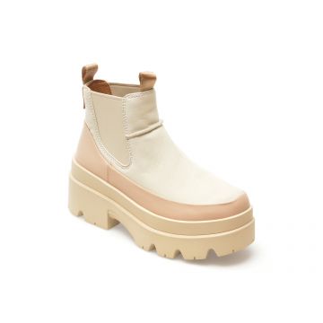 Ghete UGG bej, 1143842, din piele naturala