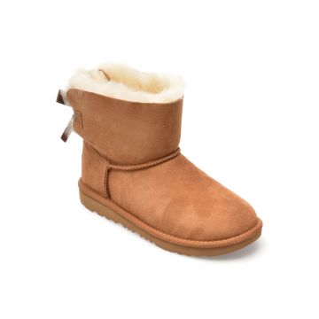 Ghete UGG maro, 101739K, din piele intoarsa