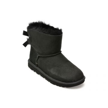 Ghete UGG negre, 101739K, din piele intoarsa