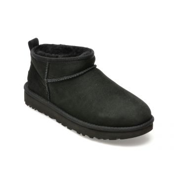 Ghete UGG negre, 1116109, din piele intoarsa