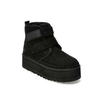 Ghete UGG negre, 1130554, din piele intoarsa