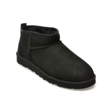 Ghete UGG negre, 1137391, din piele intoarsa