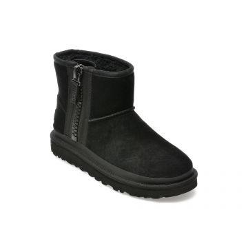 Ghete UGG negre, 1144034, din piele intoarsa