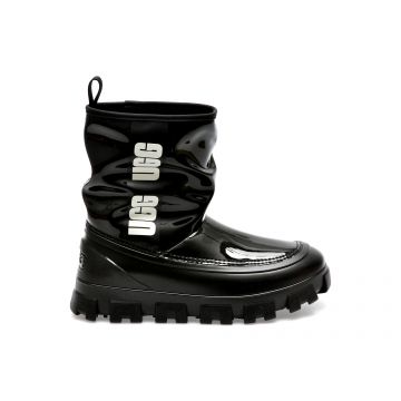 Ghete UGG negre, 1144059, din piele ecologica
