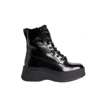 Ghete wedge de piele
