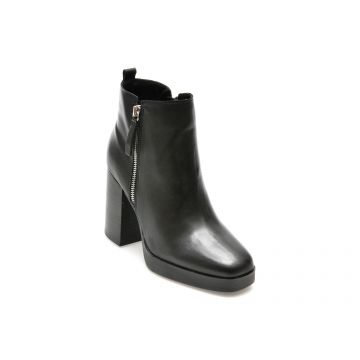 Ghete ALDO negre, CREMELLA007, din piele naturala