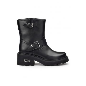 Ghete biker de piele Grace 3925