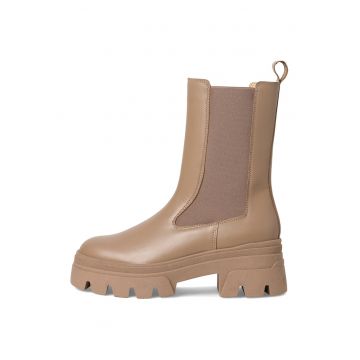 Ghete Chelsea masive din piele