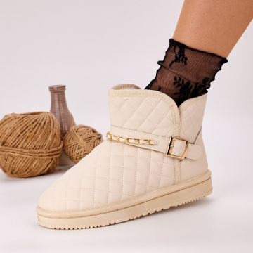 Ghete Dama Bej Tip UGG Rarre