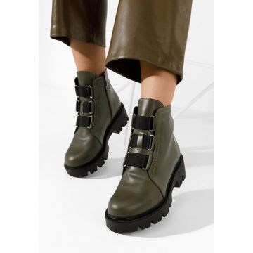 Ghete dama piele Brallia V2 grena