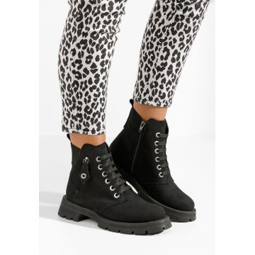 Ghete dama piele Kaolia V2 negre