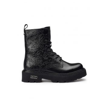 Ghete de piele cu fermoar Slash 3905
