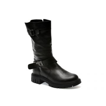 Ghete IMAGE negre, 2269376, din piele naturala