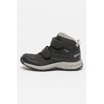 Ghete mid-cut cu velcro pentru drumetii Woodland Texapore