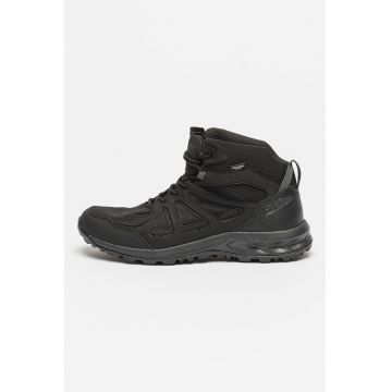 Ghete mid-cut impermeabile pentru drumetii Woodland 2 Texapore - Negru