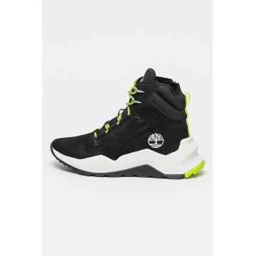 Ghete-pantofi sport cu insertii din piele nabuc Madbury