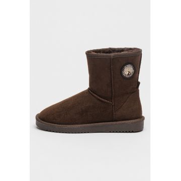 Ghete slip-on cu aplicatie logo Bolsa Chica