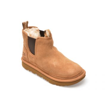 Ghete UGG maro, 114370K, din piele intoarsa