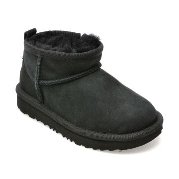 Ghete UGG negre, 113075T, din piele intoarsa