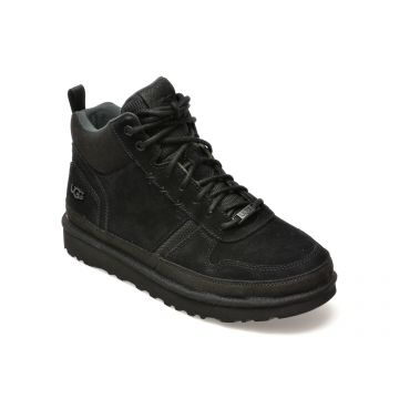 Ghete UGG negre, 1144054, din piele intoarsa