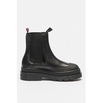 Ghete Chelsea de piele