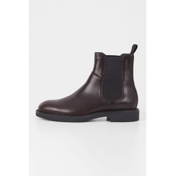 Ghete Chelsea de piele