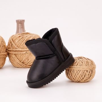 Ghete Copii Tip UGG Negre Perut
