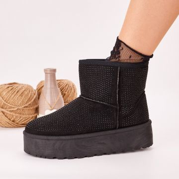Ghete Damă Negre Tip UGG Ammi