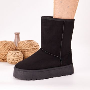 Ghete Damă Negre Tip UGG Avrona