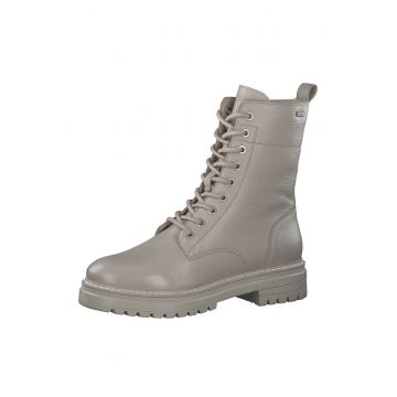 Ghete din piele cu aspect texturat