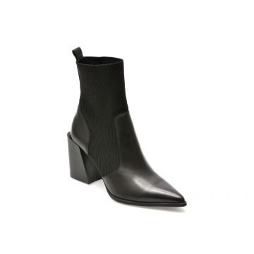 Botine ALDO negre, GANINA001, din piele naturala