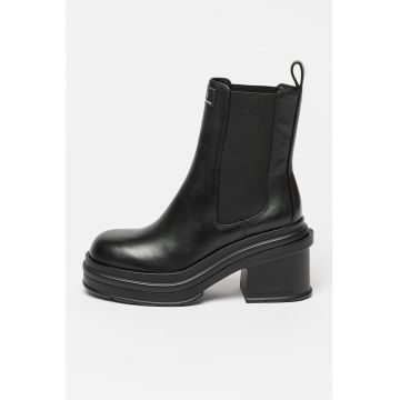 Botine Chelsea de piele