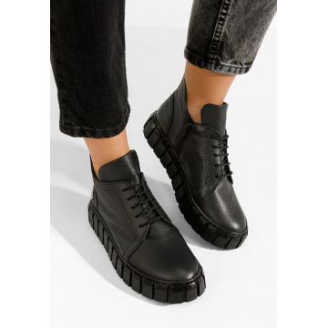 Ghete dama piele Argina V2 negre