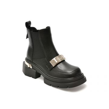 Ghete GRYXX negre, Z051025, din piele naturala