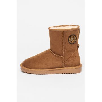 Ghete slip-on cu aplicatie logo Bolsa Chica
