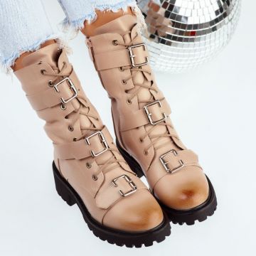 Ghete Dama Bunny Bej #8169M