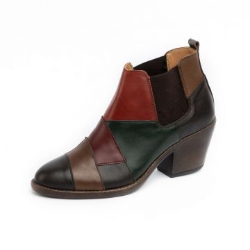 Botine piele confort 453X color