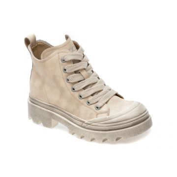 Ghete casual GRYXX bej, 1020, din piele naturala