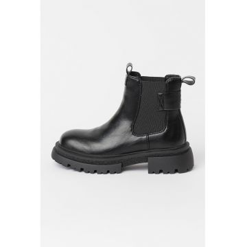 Ghete Cheslea de piele ecologica