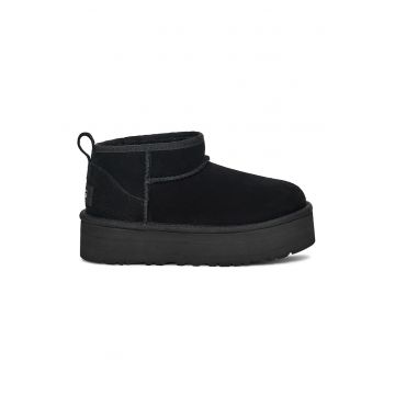 Ghete de piele intoarsa fara inchidere Classic Ultra