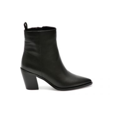 Botine GRYXX negre, 3C629, din piele naturala